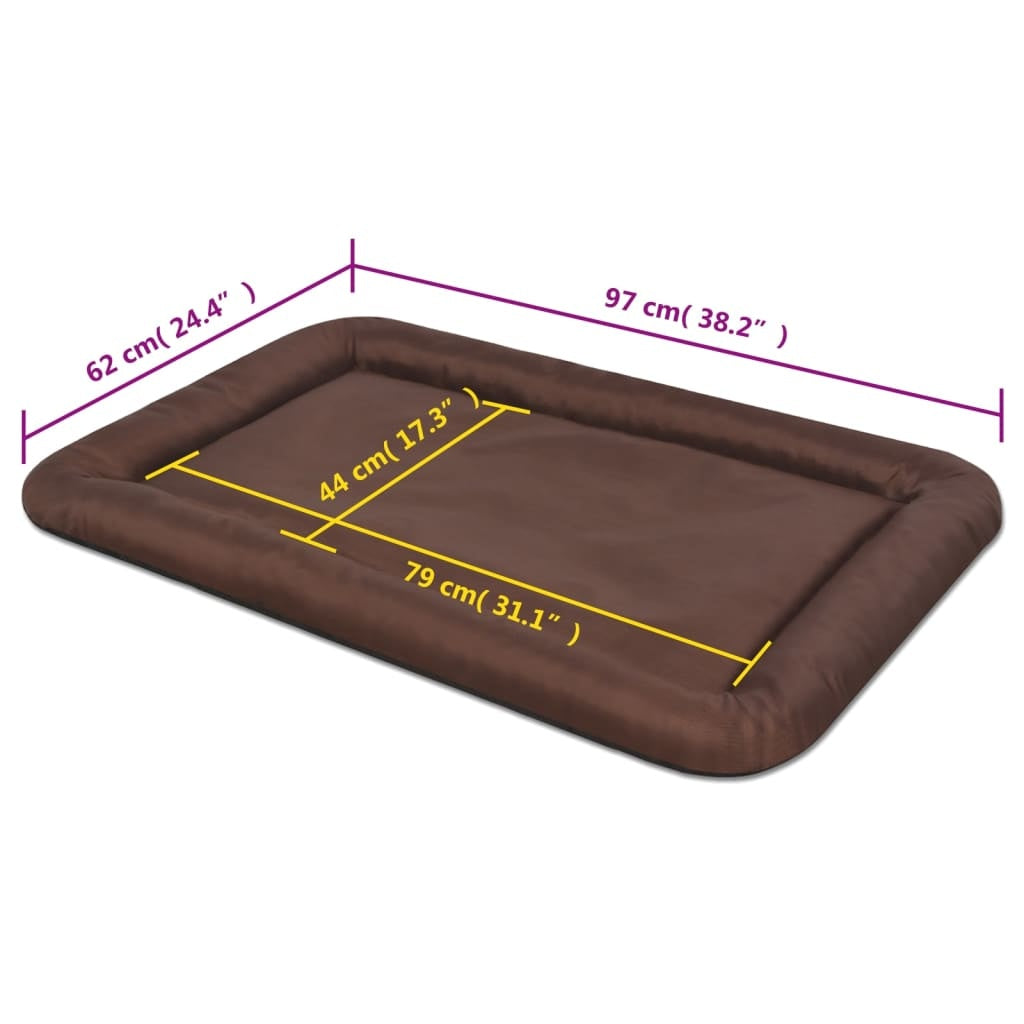 Dog Bed Size XXL Brown